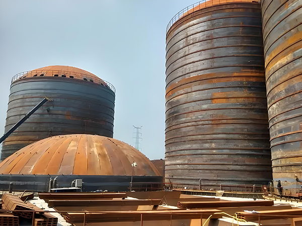 千山焦粉钢板仓